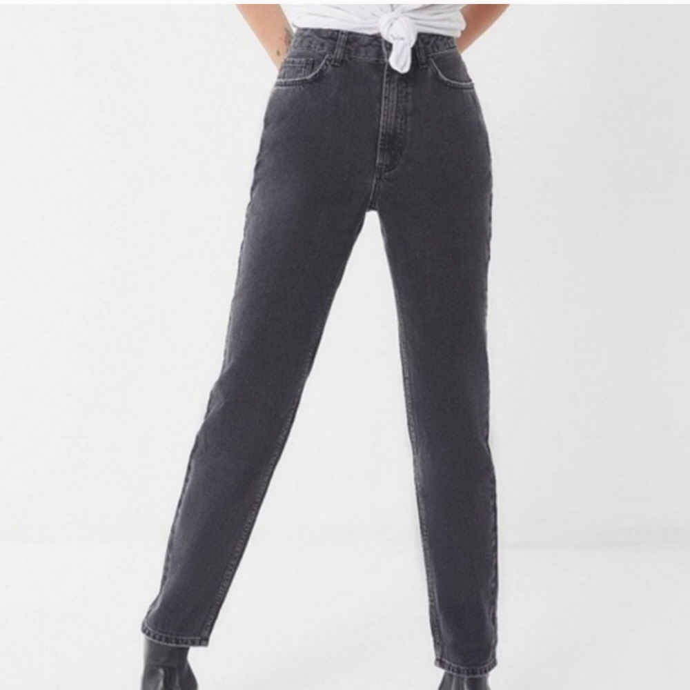 BDG Mom High Rise Jeans Black Wash 100% Cotton